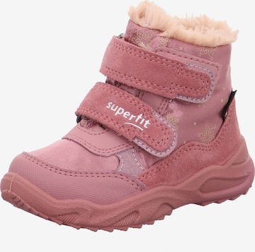SUPERFIT Snow Boots 'Glacier' in Pink: front