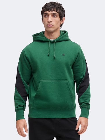 Champion Sweatshirt i grön: framsida