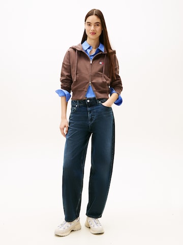 Giacca di felpa di Tommy Jeans in marrone