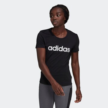 ADIDAS PERFORMANCE - Camiseta funcional en negro: frente