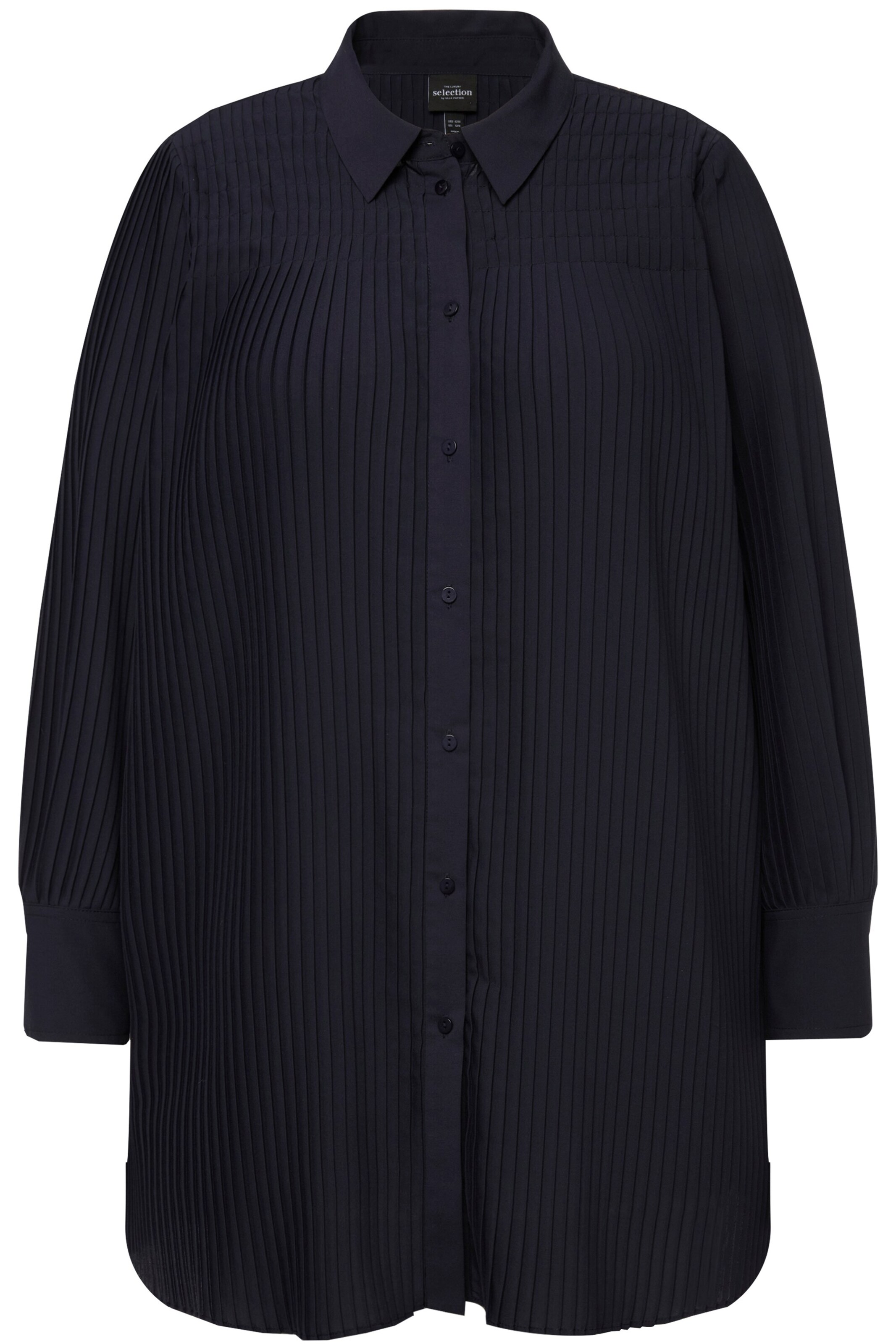 Ulla Popken Blouse in Blauw: voorkant