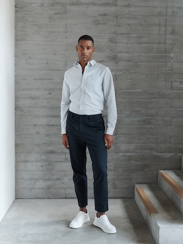 DAN FOX APPAREL Slim fit Chino Pants 'Essential' in Blue