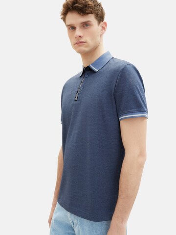 T-Shirt TOM TAILOR en bleu : devant