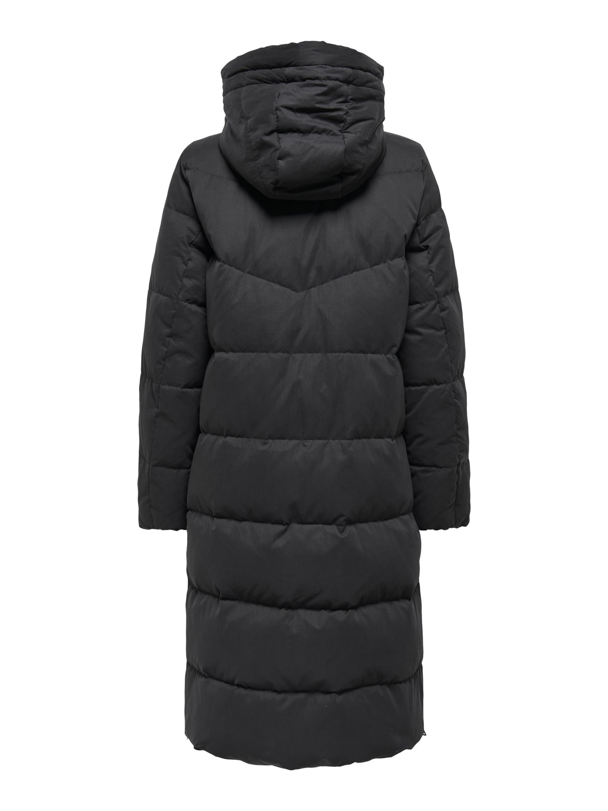 ONLY Vinterfrakke i sort
