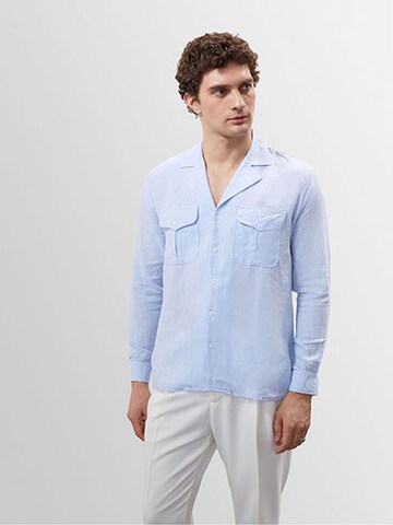 Regular fit Maglietta di Antioch in blu: frontale