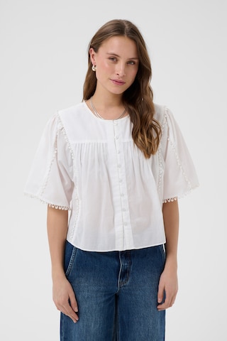 KAREN BY SIMONSEN Blouse 'Fry' in White: front