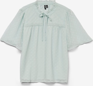 VERO MODA Blouse 'VMLeah' in Groen: voorkant