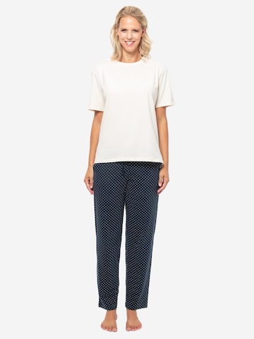 SCHIESSER Pajama 'Cotton' in White