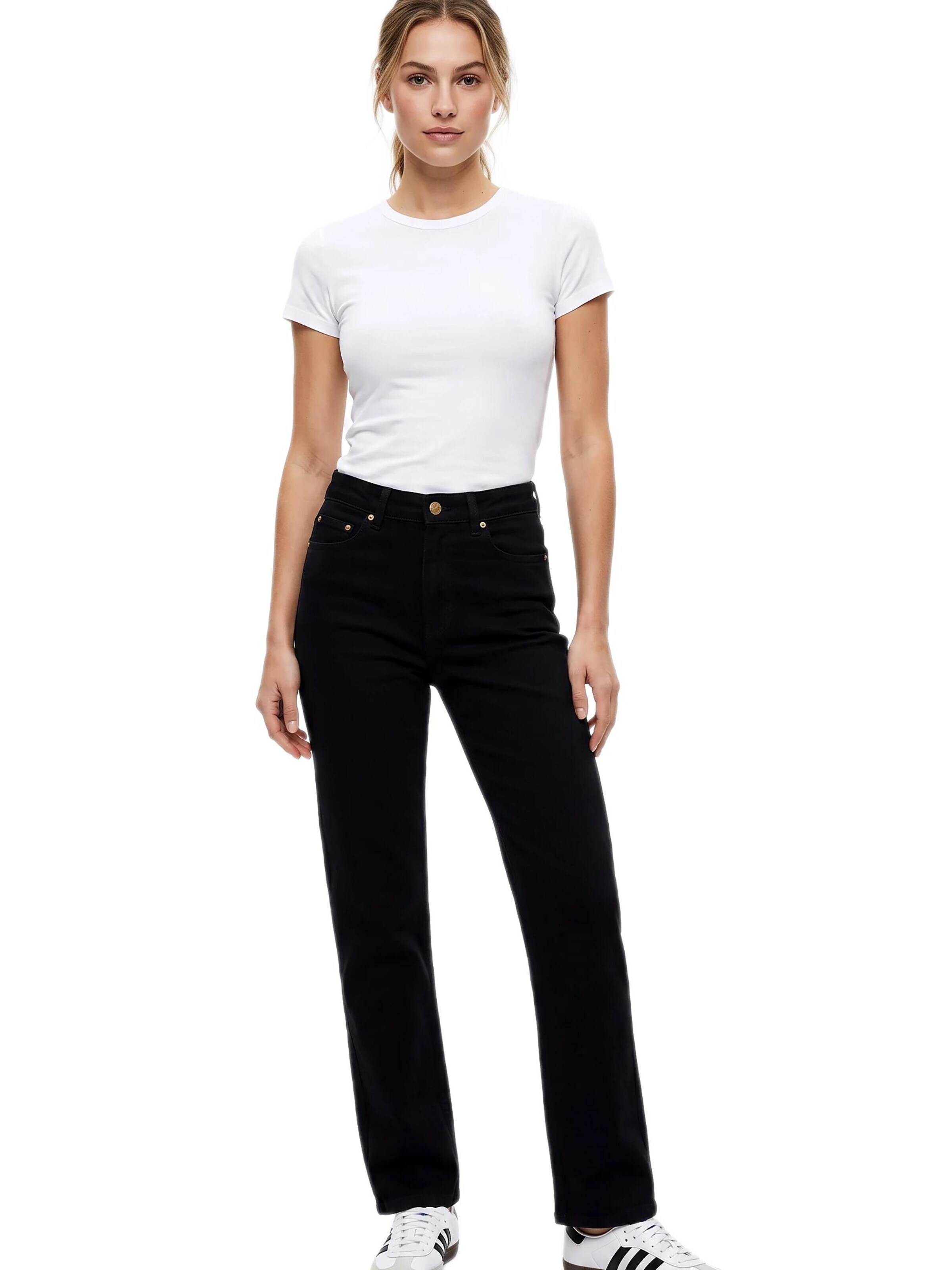 ESRA Regular Jeans in Black: front