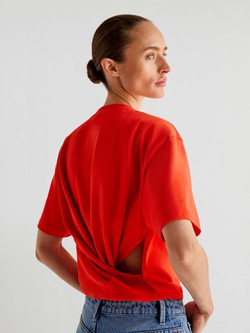 T-shirt 'Back Knot' Scalpers en orange