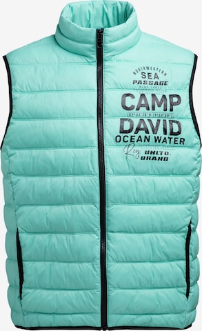 Gilet di CAMP DAVID in blu: frontale
