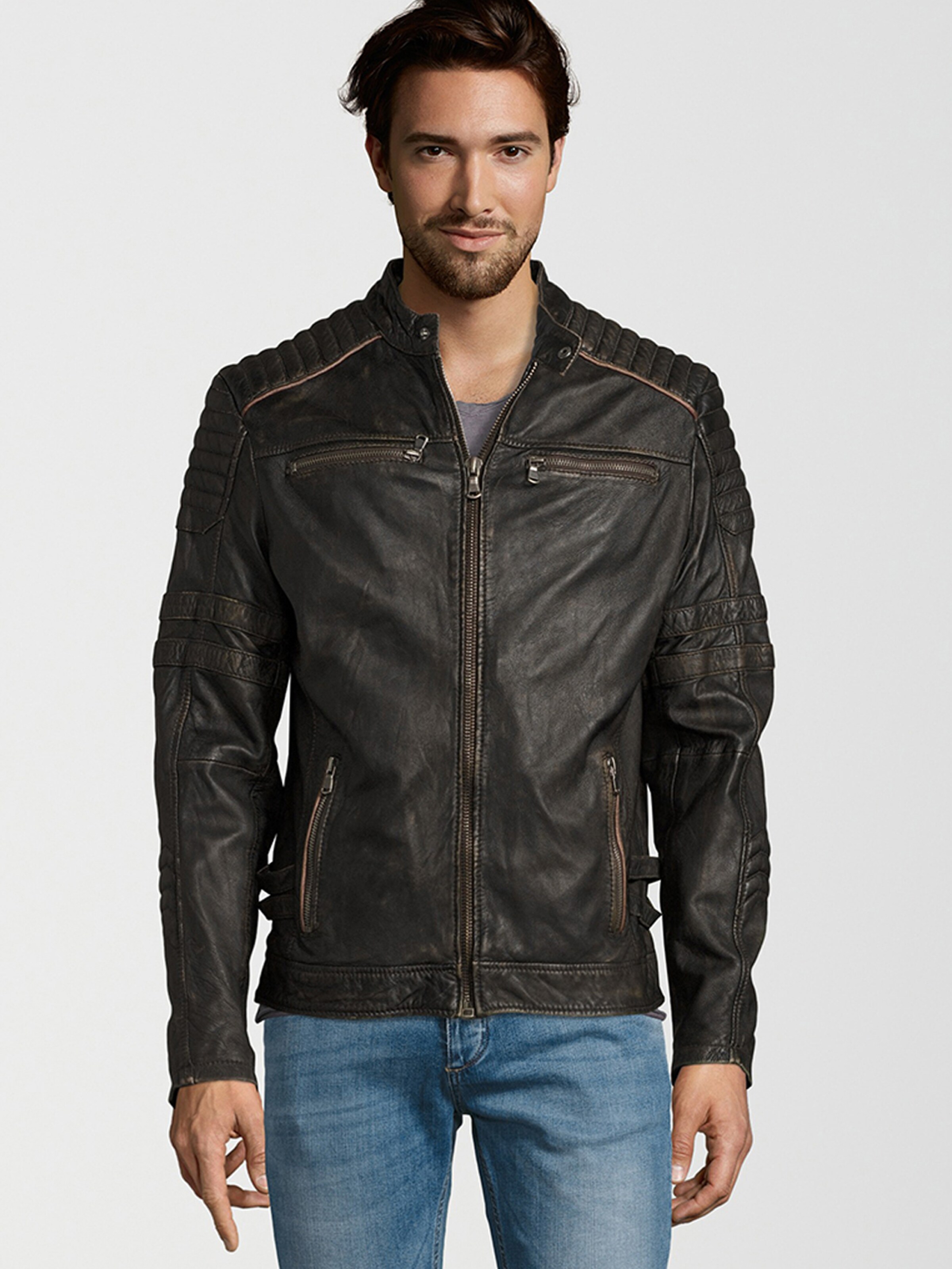 Männer Große Größen PUNCHBALL Jacke 'Flex' in Schwarz - SK55546 Männer Große Größen PUNCHBALL Jacke 'Flex' in Schwarz - SK55546