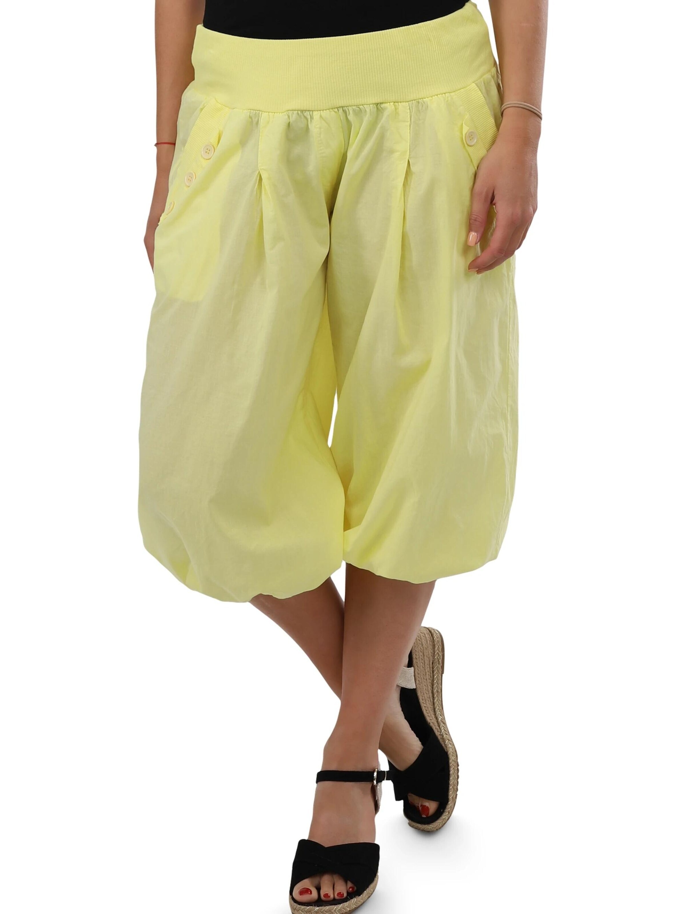 malito more than fashion Loose fit Harem Pants in Yellow