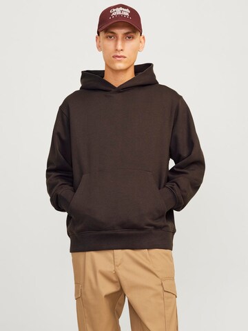 JACK & JONES Sweatshirt 'JJUrban Egde' in Brown: front