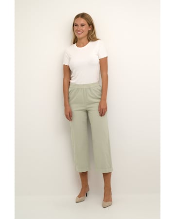 Kaffe Boot cut Pants 'Anaya' in Green