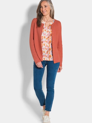 Goldner Gebreid vest in Oranje