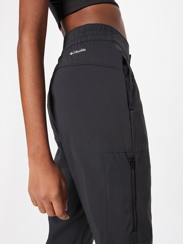 COLUMBIA Regular Outdoor trousers 'On The Go' in Black