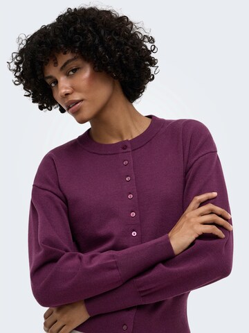 ONLY - Casaco de malha 'ONLMIO' em roxo