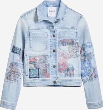 mėlyna Desigual Demisezoninė striukė: priekis