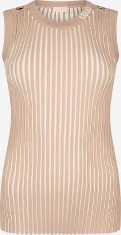 smėlio Liu Jo Megzta palaidinė be rankovių: priekis