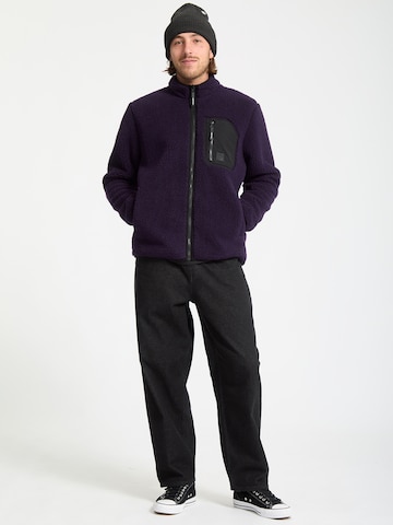 Volcom Fleece jacket 'Muzzer Fuzzar' in Purple