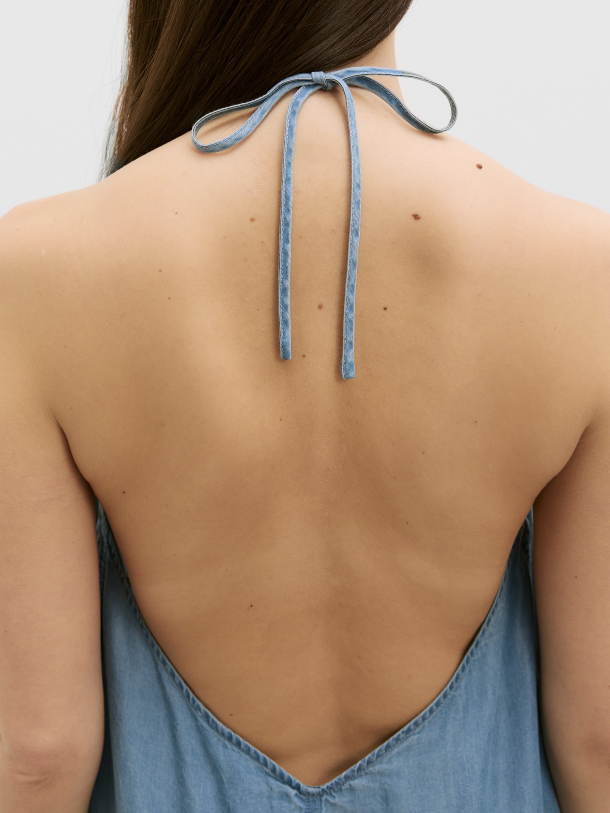 EDITED Producten Jurk 'Kirsti' Blauw denim