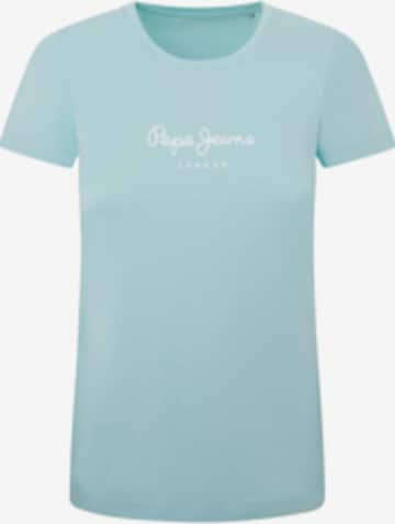 Pepe Jeans Majica 'NEW VIRGINIA' | modra barva: sprednja stran