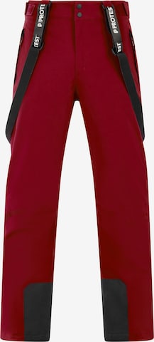 PROTEST Workout Pants 'PRTChester' in Red: front