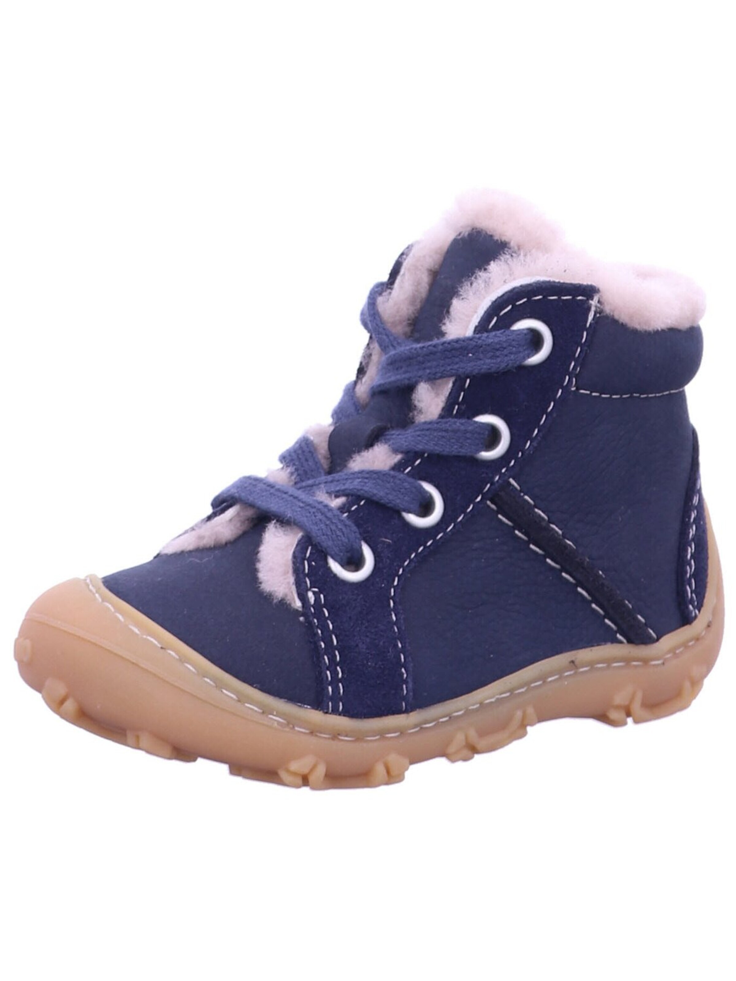 Stivale 'Stiefel Jungen 50 1500103 170 Nubukleder in blau' di PEPINO by RICOSTA in blu: frontale