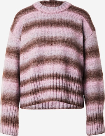 MonkiŠiroki pulover - roza boja: prednji dio