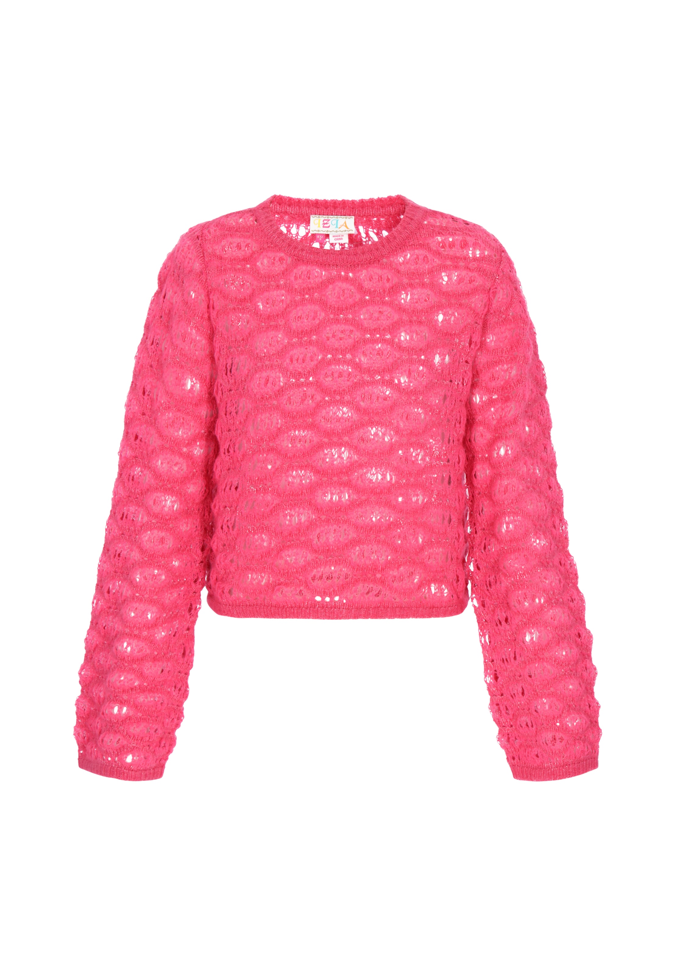 IZIA Sweater 'Festival' in Pink: front