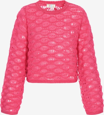 Pull-over 'Festival' IZIA en rose : devant