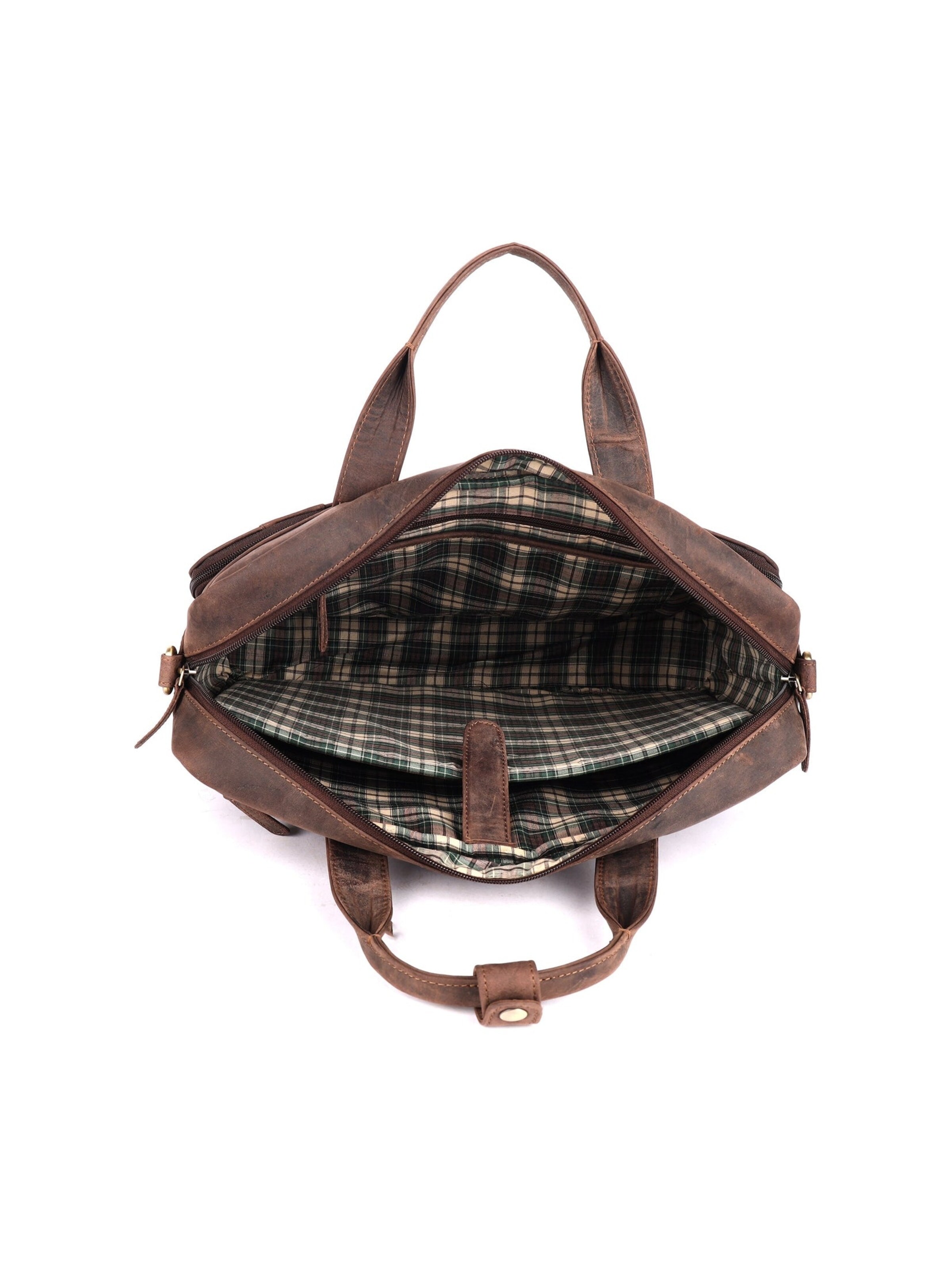 Benthill Laptop Bag in Brown