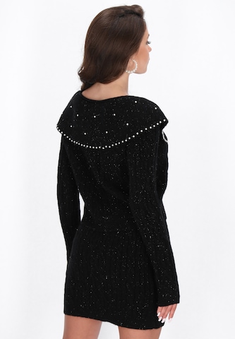 faina Knit cardigan in Black