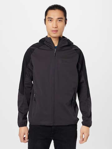 JACK WOLFSKIN Sportjacke 'Feldberg' in Grau: predná strana