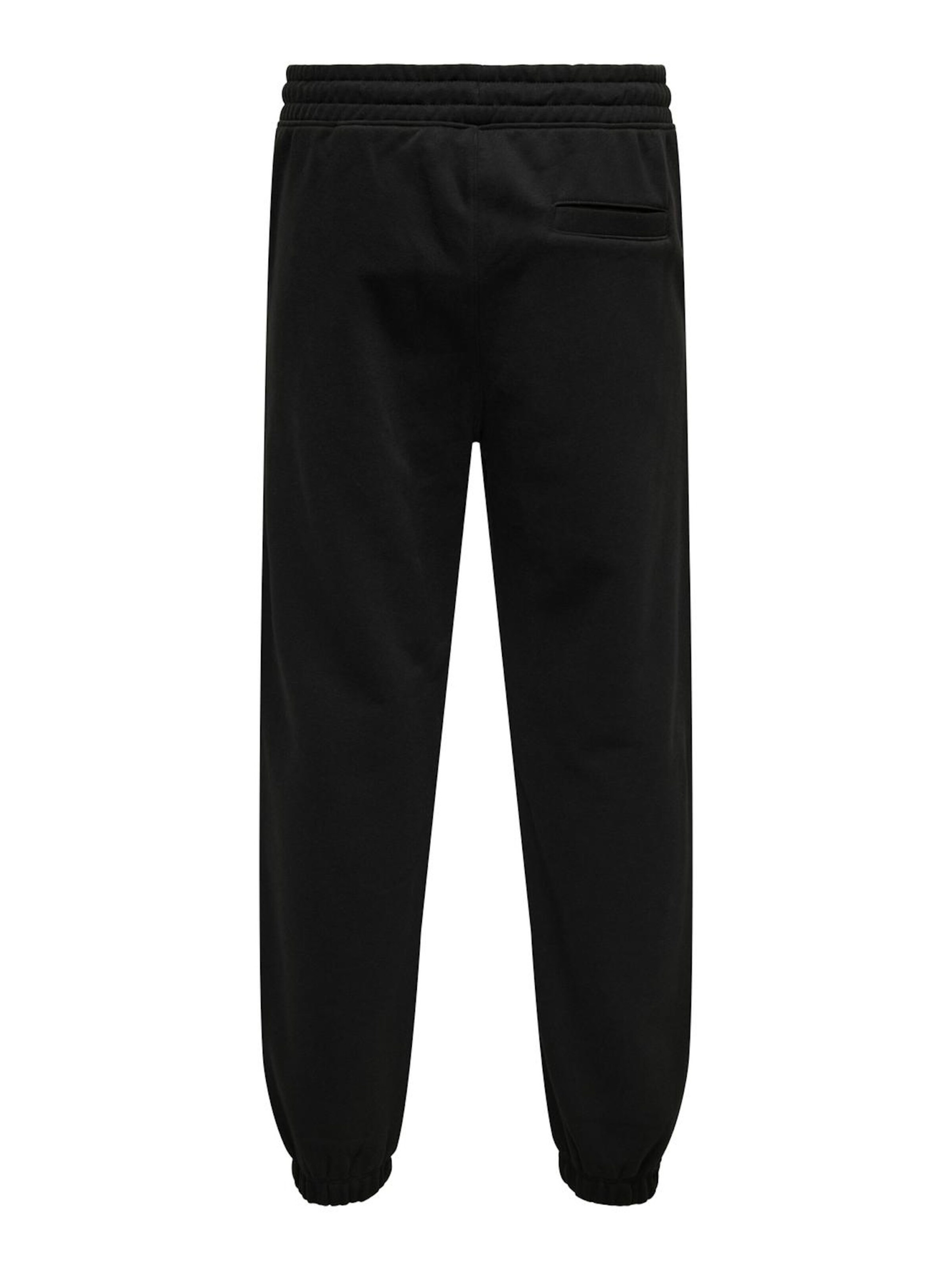 Only & Sons Loosefit Broek 'Engel Rlx' in Zwart