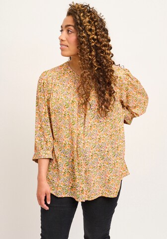 ADIA fashion Blouse in Beige: front