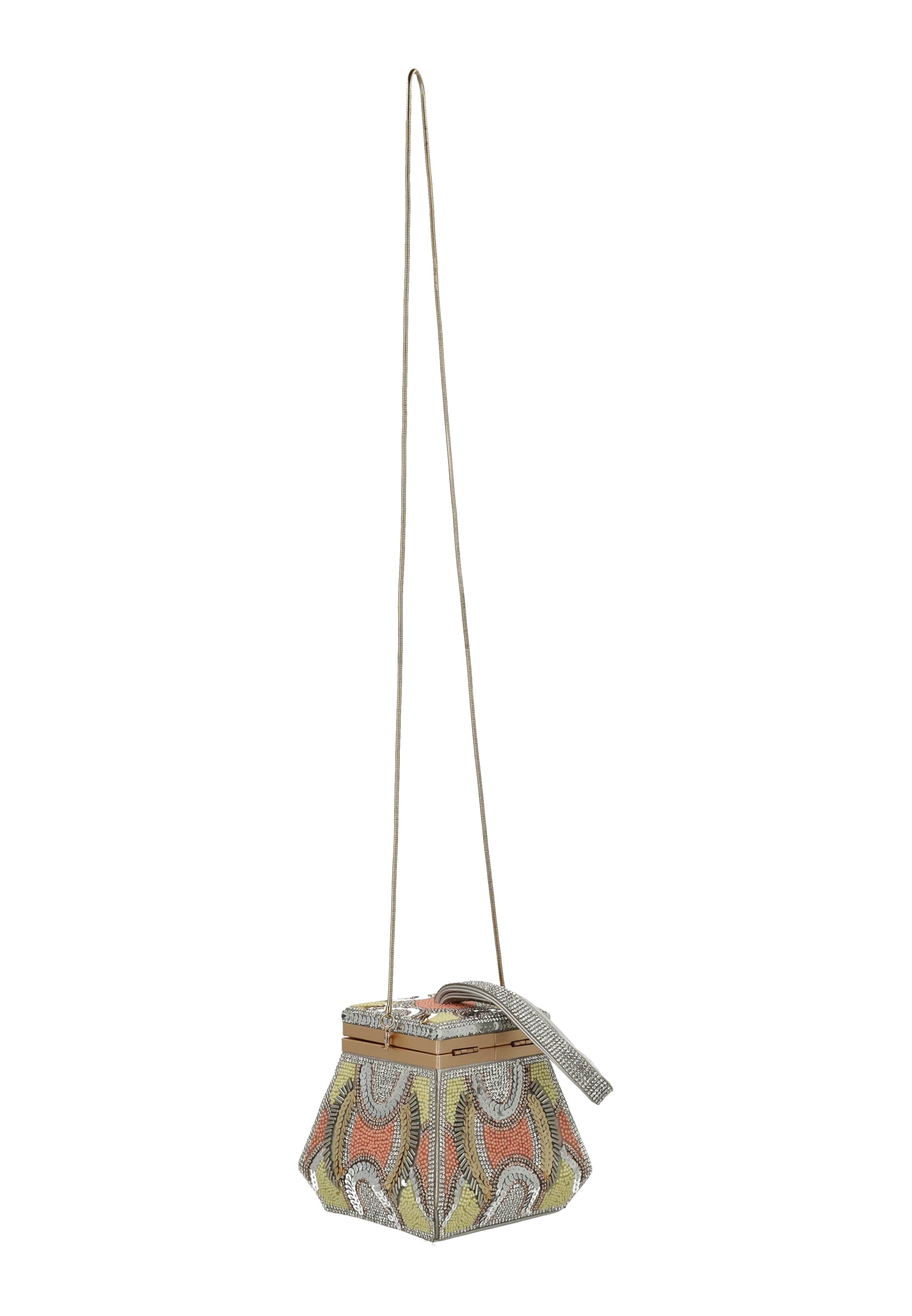 usha FESTIVAL - Bolso de noche en plata