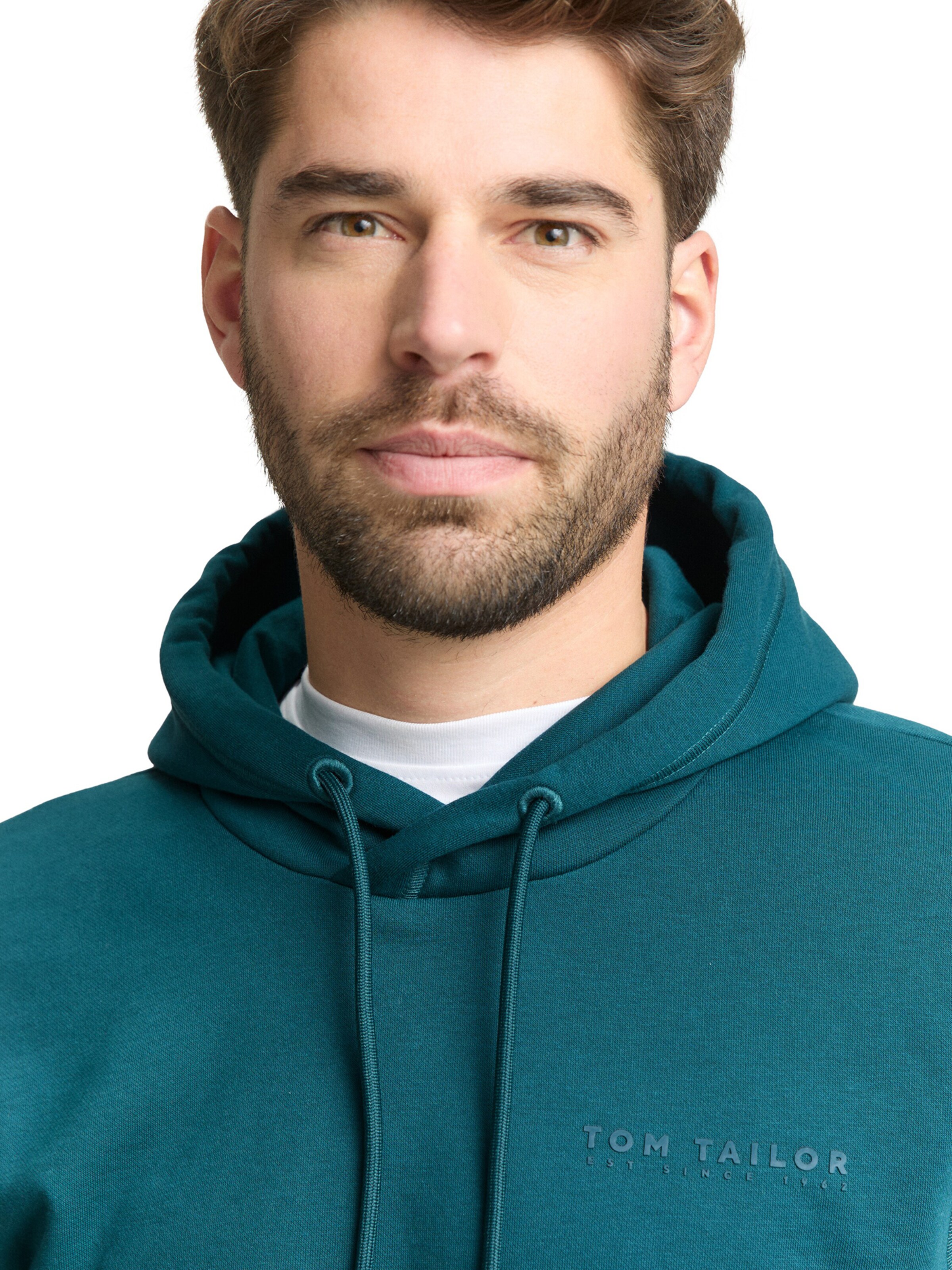 TOM TAILOR Sweatshirt in Grün