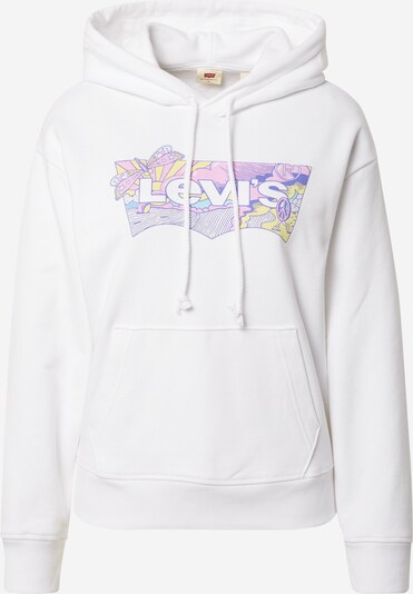 LEVI'S Sweatshirt in gelb / lila / mauve / weiß, Produktansicht