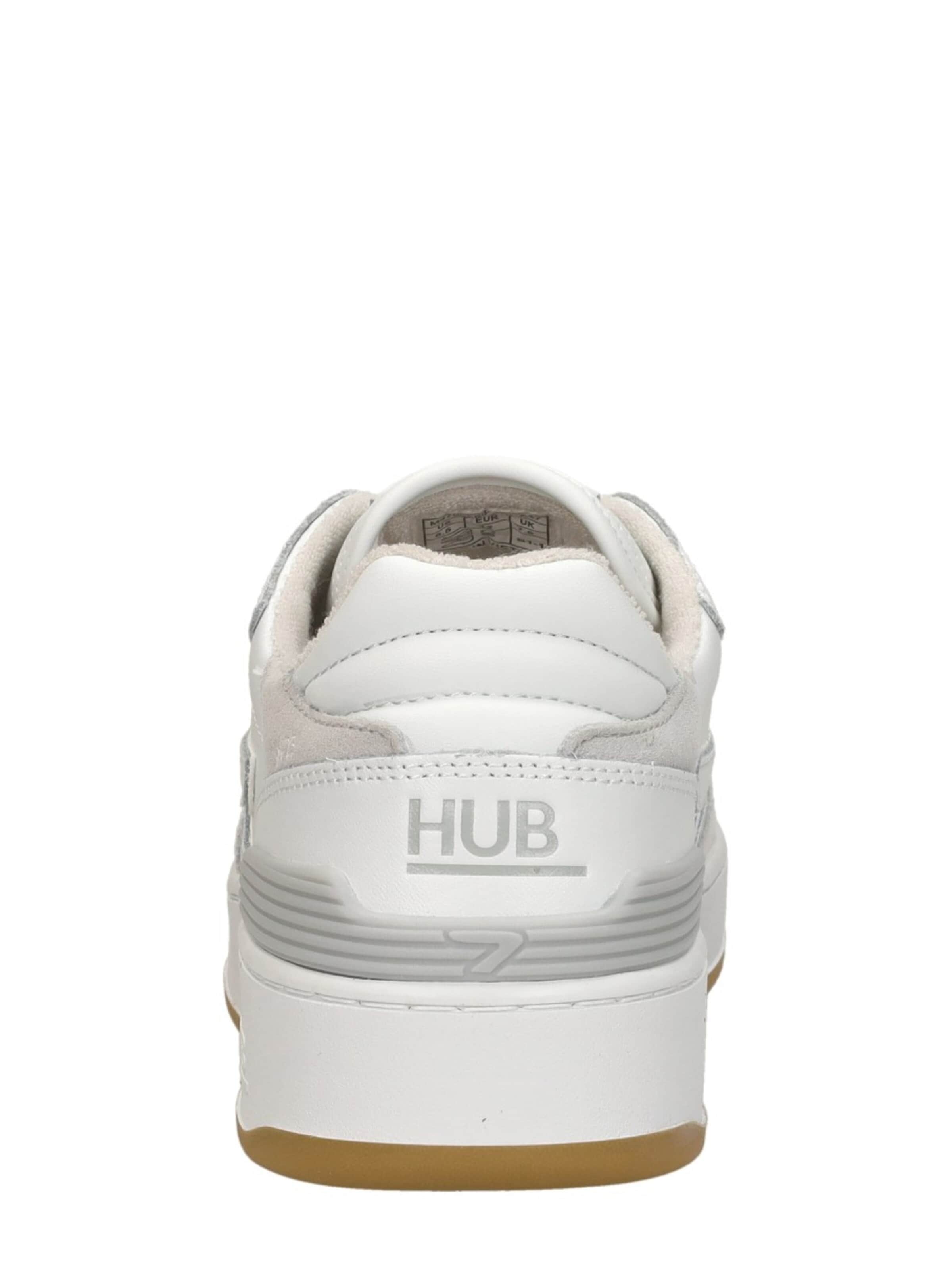 Baskets basses 'Smash L68' HUB en blanc