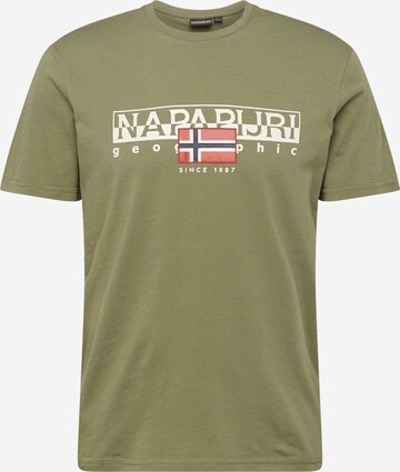 NAPAPIJRI Shirt 'S-AYLMER' in Green: front