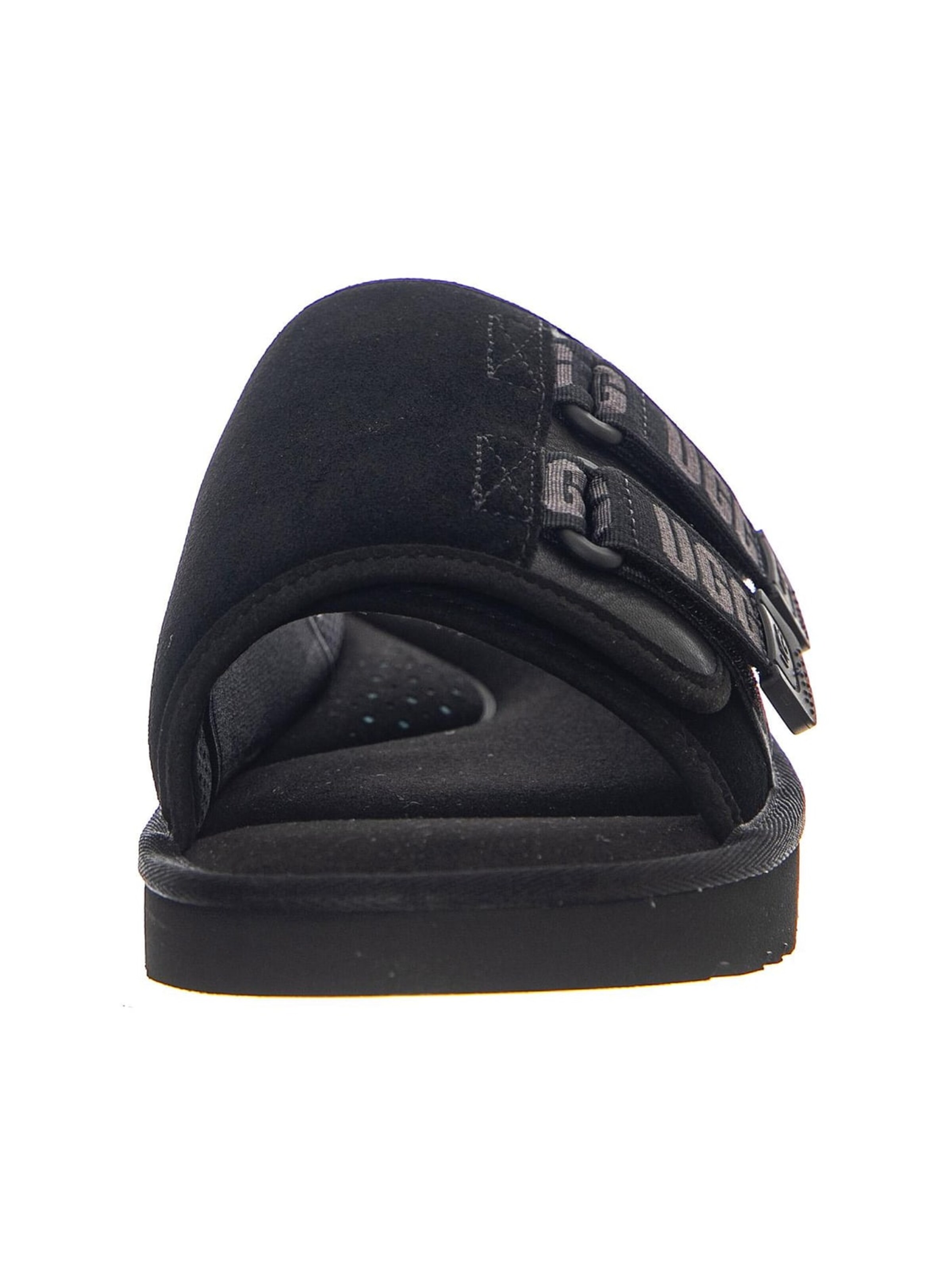 UGG Sandalen 'Goldencoast Strap Slide Black' in Zwart