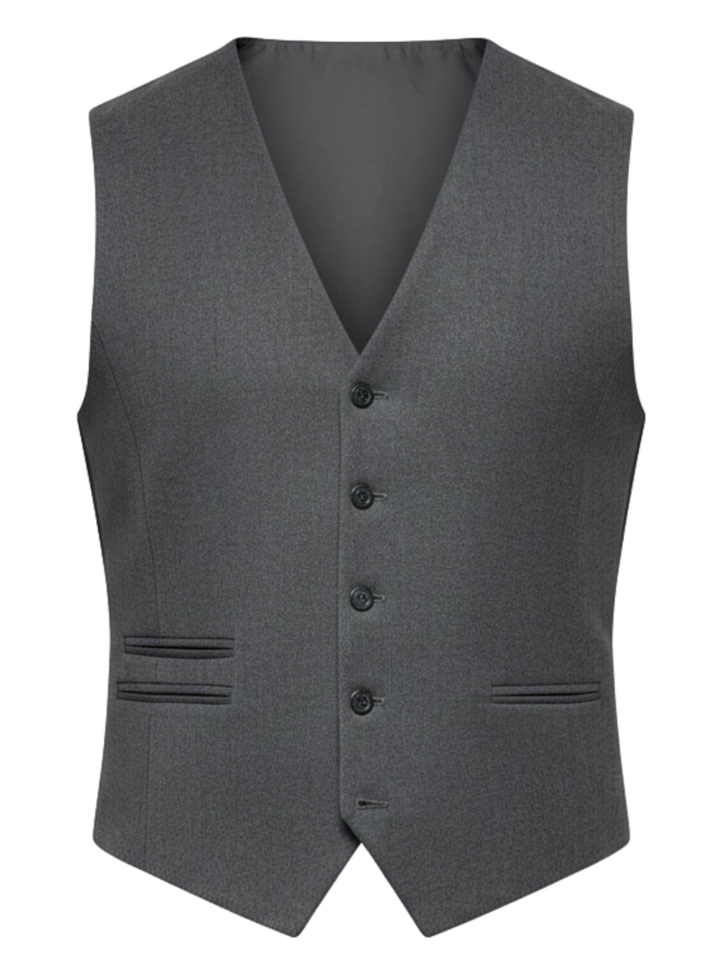 Ombre Vest 'OM-BLZV-0142' in Grey: front