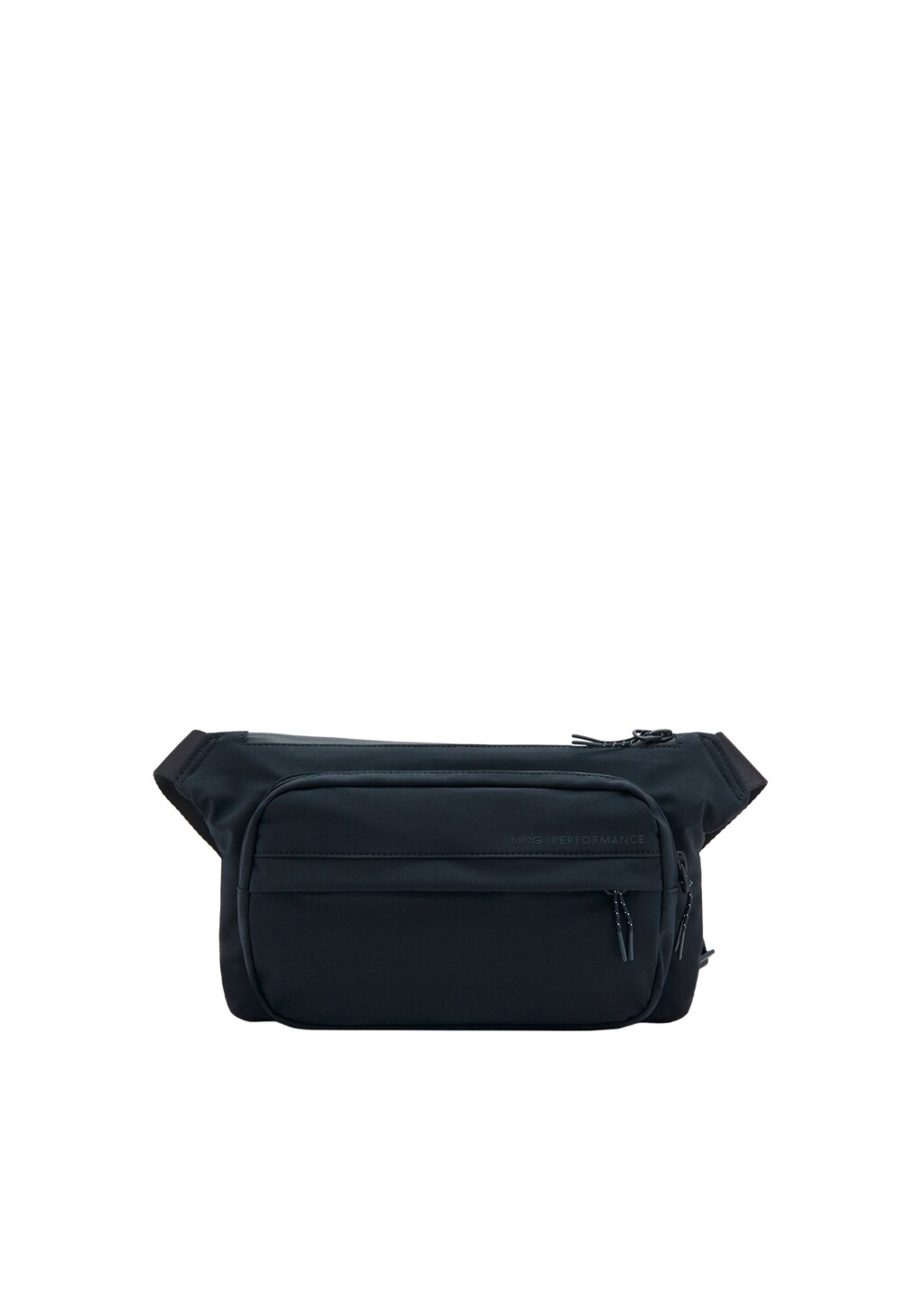 MANGO MAN Fanny Pack in Blue: front
