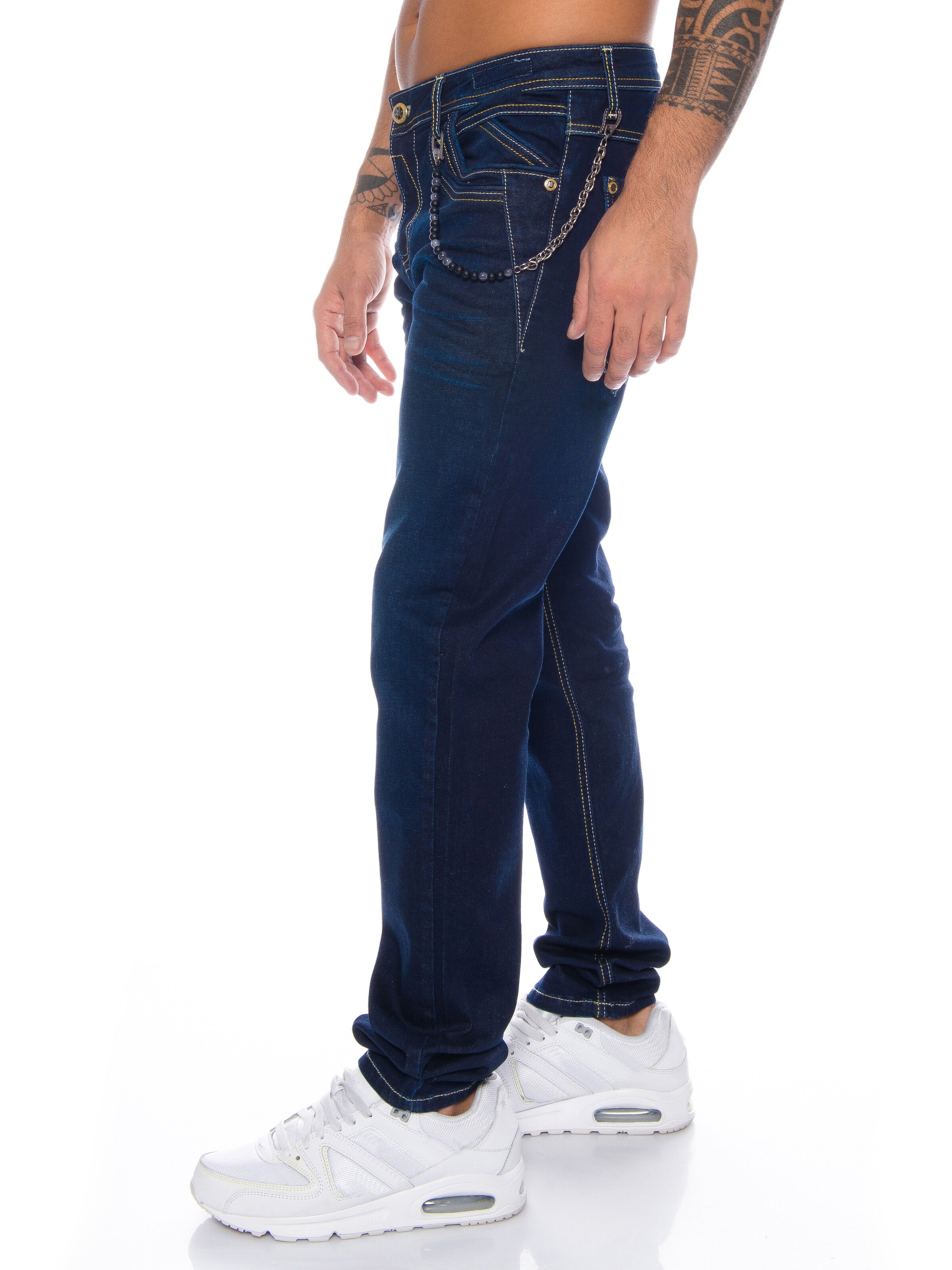CIPO & BAXX Regular Jeans 'BJ395' in Blue