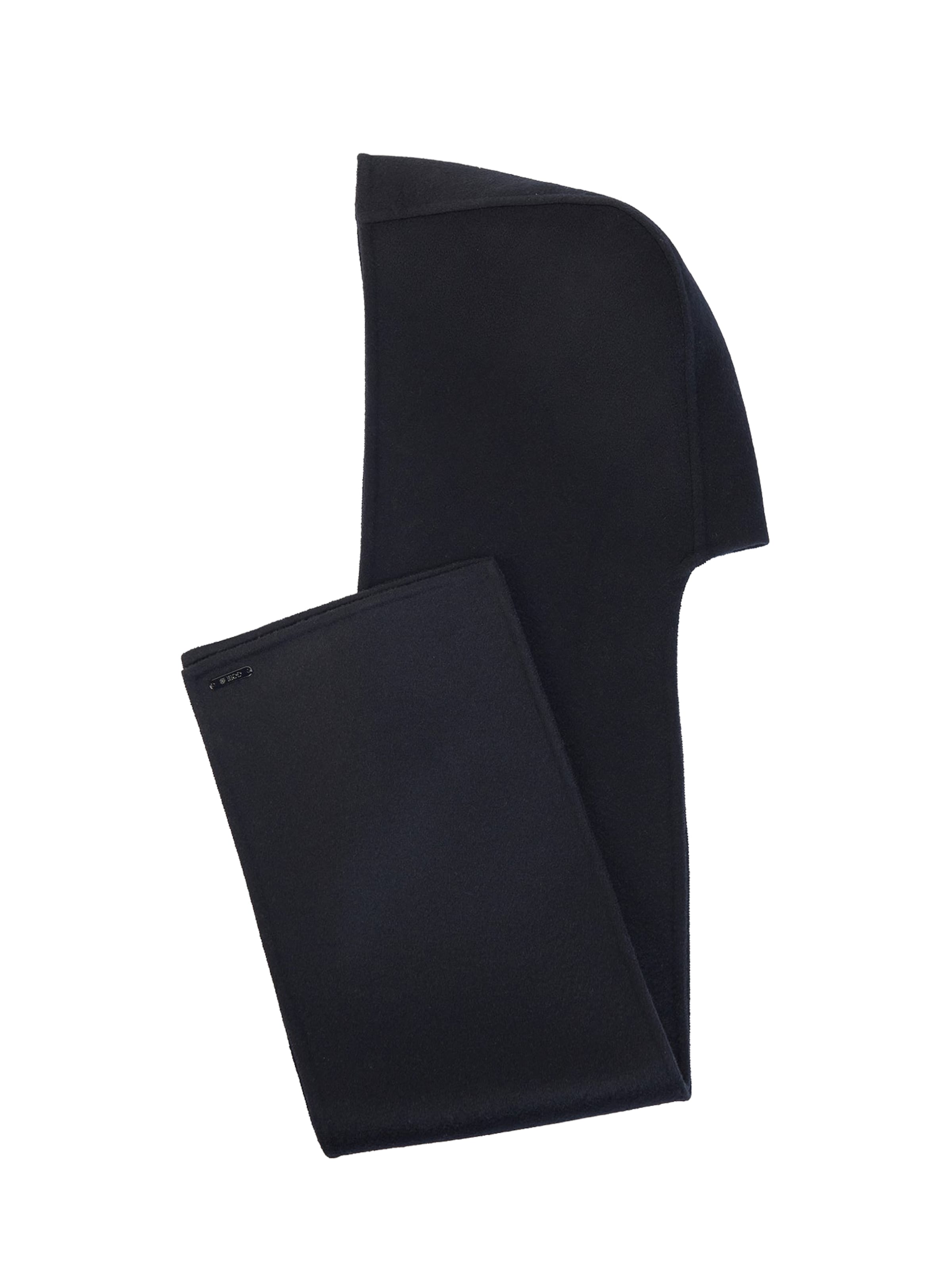 GOBI Cashmere Schal 'Cashmere Hooded Wrap'‌‌‌‌‌ in Schwarz: Vorderseite