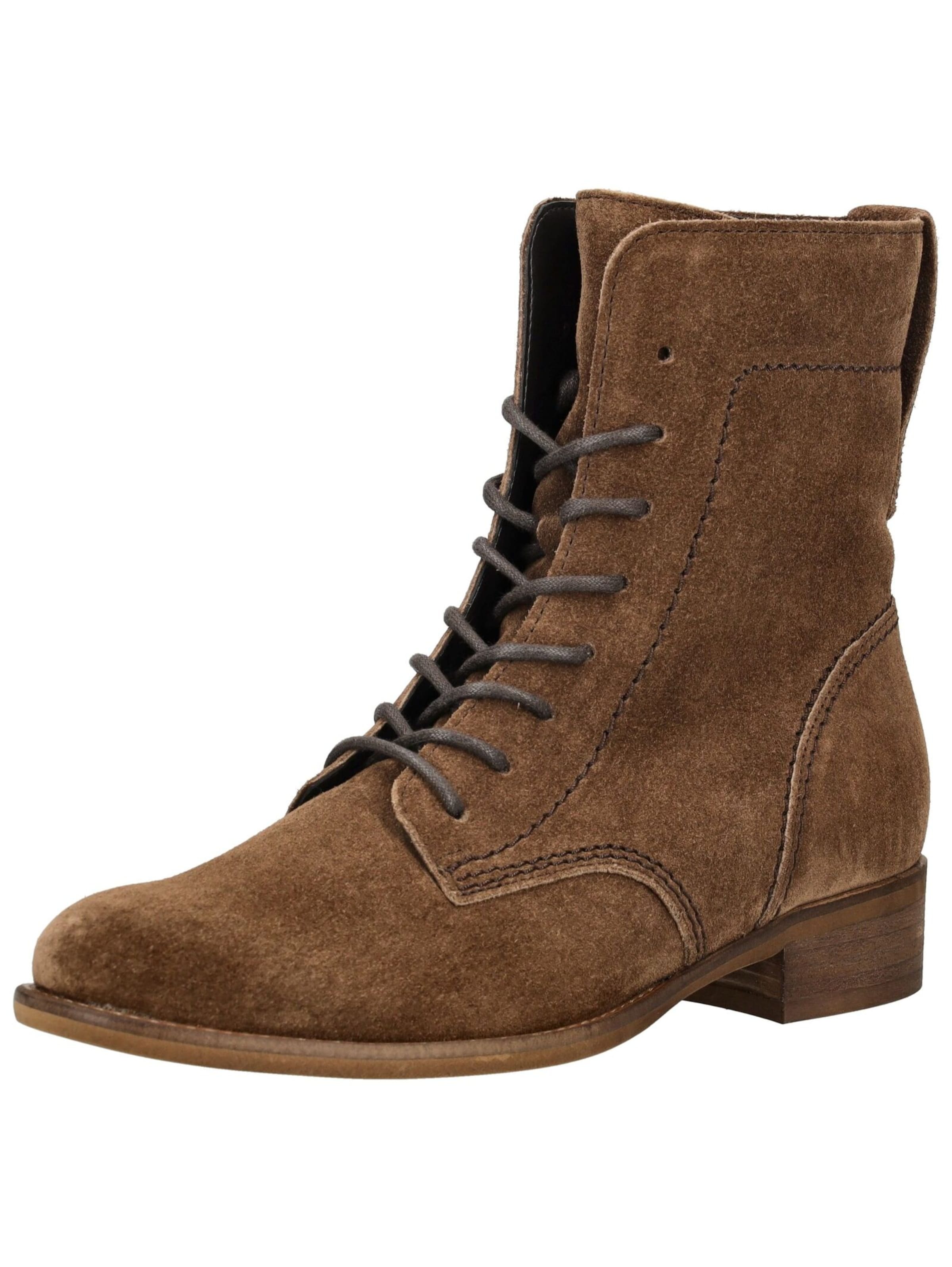 Bottines à lacets GABOR en marron : devant