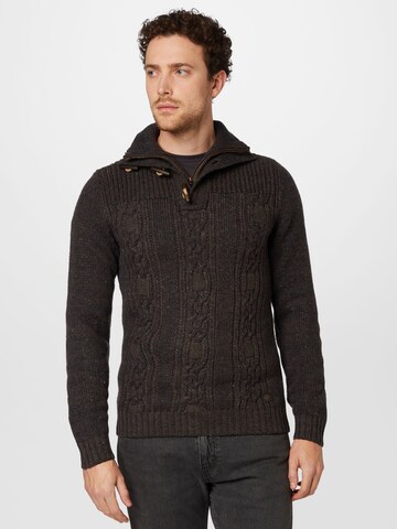 Petrol Industries Sweater in Brown: front