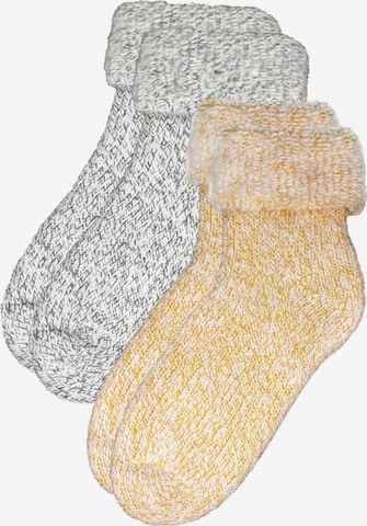 ROGO Socks in Yellow: front